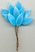 Turquoise Large Leaves